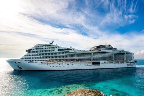 Arriba lujoso crucero “MSC Meraviglia” con más de 4 mil visitantes a bordo en Puerto Plata
