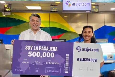 Arajet sobrepasa el medio millón de pasajeros transportados