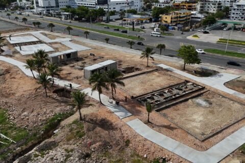Alcaldía del Distrito Nacional continúa avances en construcción del Malecón Deportivo